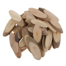 30pcs Oval Wood Log Slices DIY Rustic Craft Wedding Centerpieces Decorations