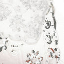 Fashion Flower Sequin Decoration Shawl Cape Wedding Party Evening Shee CZZ