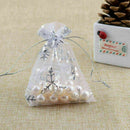 Christmas Snowflake Jewelry Candy Organzer Pouch Gift Bags Wedding Favor De T6B8