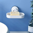 Stainless Steel Kitchen Bathroom Shower Shelf Storage Suction Basket Rac AME
