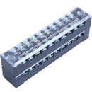 5 Pcs Dual Row 10 Position Screw Terminal Block Connector 600V 15A S3B7