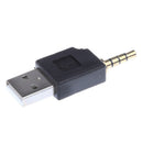 2Pcs USB to 3.5mm Charger Adapter Connector for iPod Shuffle 2nd Generation