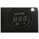 4 IN 1 Car Charger 12-24V 3.1A LED 2 USB jack adapter Car Voltmeter PR
