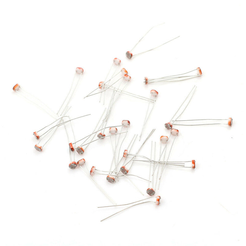 30X Photoresistor Gl5516 Ldr Cds 5Mm Light Dependent Resistor Sensor For Ardu JR