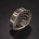 UsefulStainless Steel Peony Flower Fondant Cake Mold Cutter Craft Bake Petal3c