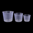 Small Plastic Glue Mixing Cup Bait Mix Measuring Cups Kit  for Carp Fishing JR