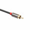 1M 3.5mm Male Jack to 2 RCA Male AUX Analog Stereo Audio Y Adapter Cable Co T1A1