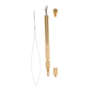 3 Hooking Ventilating Needles+Holder Creat Repair Lace Wig Toupee Hairpiece