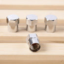 4Pcs Stainless Steel Valve Dust Caps Car Bike Bicycle Tube Valve Tyre Cap N D1C5