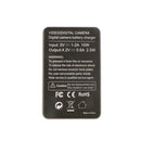 USB Camera Battery Charger with LCD Display for Panasonic BCG10 ZR1 ZR3 ZX1