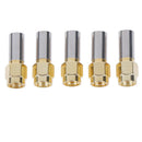 5pcs SMA Male Plug RF Coaxial Connector Crimp For RG58 RG142 RG400 LMR1ME