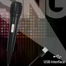 USB Handheld Game Wired Microphone Karaoke Singing MIC for PS4 Plug & Play