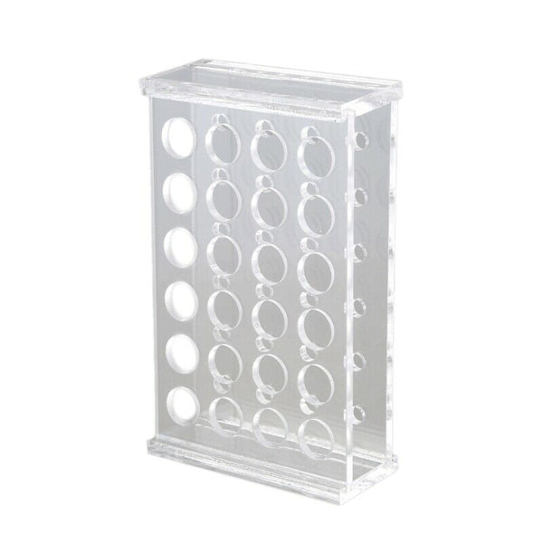 1.5Ml Centrifuge Tubes 11mm Dia Test Tube Plastic Rack Stand 24 Holes N1Q2