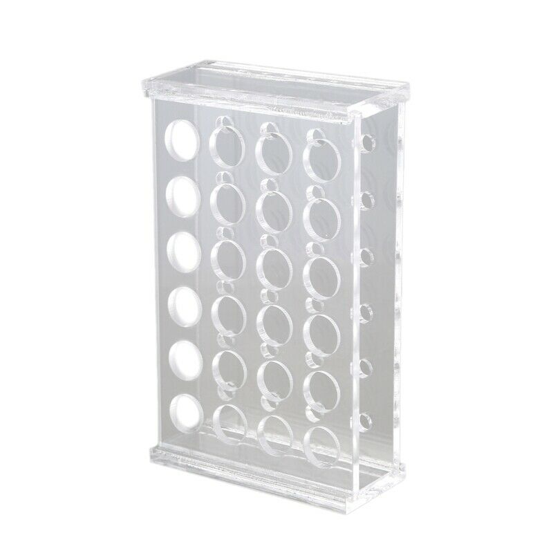 1.5Ml Centrifuge Tubes 11mm Dia Test Tube Plastic Rack Stand 24 Holes N1Q2