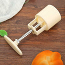 Ice Mooncake Mold Plant Print Hand Pressed Mid-autumn Festival Baking Tool