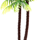 Mini Coconut Tree Plastic Green Water plants Aquarium Fish Tank plants 3c