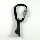 Black Metal Motorcycle Helmet Combination Code Lock + T-Bar Rubber Anti-theft
