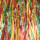 6pcs Hawaiian Fancy Dress Hula Grass Skirt Bra Flower Accessory Lady Costume