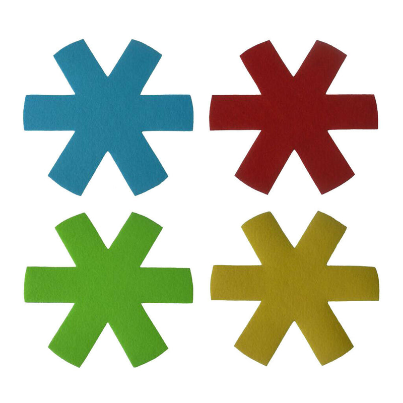 1 Set of Fabric Pan Pad Kitchen Potholder ,Pan Holder ,Dish Protectors, Bowl