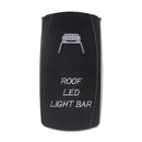 5-Pin Roof Light Bar Rocker Switch Blue LED Indicator 12V/20A 24V/10A DC