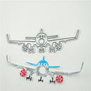 Grand Civil Aviation Aircraft Metal Cutting Dies For Scrapbooking Craft Decor M&