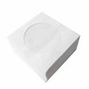 Mini 100 Pc White Paper Disc Bags Cases Media DVD CD Sleeves Packaging Case G7V7