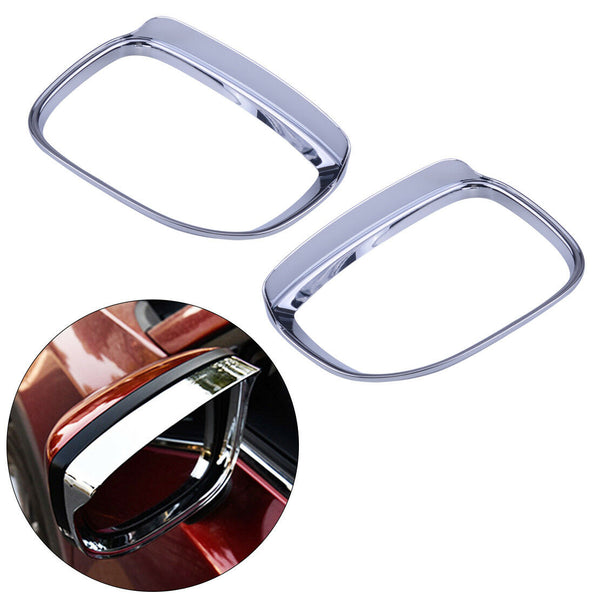 2pcs Chrome Side Door Rearview Mirror Rain Guard Cover Trim fit for Mazda CX-5