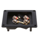 DIY 4-Way Speaker Box Terminal Binding Post Screw Cup