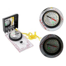 Outdoor Survival Camping Hiking Compass Tool With Mapping and Mirror UK Rul U0D8