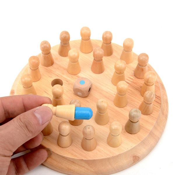 Kids Wooden Memory Match Stick Chess Game Educational Toys Gift #gib