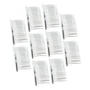 10 Pieces DIY Blank Metal Hair Clips Side Comb 20 Teeth Bridal Accessories