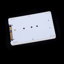 M.2 NGFF Sata3 SSD to 2.5" SATA Adapter Card Hard Disk Case Enclosure White M&E