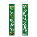 Lucky St. Patty's Day Welcome Signs Porch Signs Front Door Home Decor Party Acce