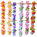 36 Counts Tropical Hawaiian Luau Flower Lei Party Favors Wreath