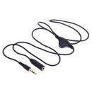 Earphone in Line Volume Control Cable Male to F 3.5mm Stereo Audio Adaptor