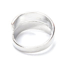 1 Pc Fashion Women Punk Heart Letter "Hakuan Matata" Open Twist Finger Ring FU