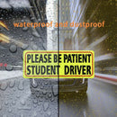 Please Be Patient Student Driver Magnet Sign Vehicle Bumper Magnet - Car Ve H5H4