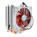 Hydraulic CPU Cooler 4 Heat pipe Fans 9cm Heatsink Radiator for Intel AMD LGA
