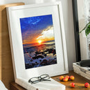 Round Diamond Painting 5D DIY Sunrise Embroidery Rhinestone Crafts (WT078)