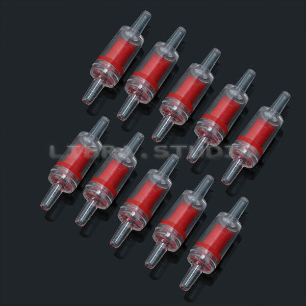 10 Pcs Plastic-Non-Return One Way Check Valve for Aquarium Co2 System Air Pump