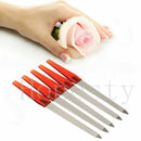 5PCS Metal Double Sided Nail Files Strong Edge For Manicure Pedicure Grooming