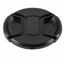 Univeral 77mm Center Pinch Snap-on Front Lens Cap for DSLR Camera