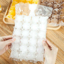 10x 24 grids disposable ice-making bags frozen ice cube tray mold self sealingZ