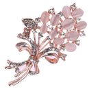 Bouquet Diamond Corsage Alloy Brooch Metal Brooch Exquisite Accessory A