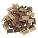 50x Wood Half Cut Log Slices Blocks For Wedding Centerpiece Table Decoration