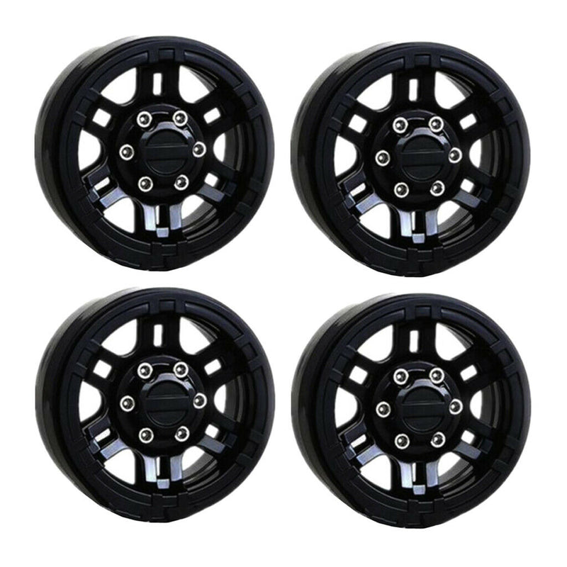 1.9'' Wheel Rims Black for 1/10 RC Racing Axial SCX10 CC01 RC4WD D90 D110 TF2