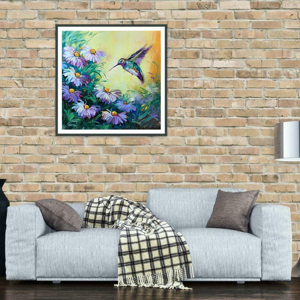 5D DIY Full Drill Diamond Painting Flowers Bird Cross Stitch Kits (W1110)