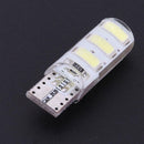 10pcs T10 5630 W5W Silica Gel 6MSD LED Car Interior Light Reading Bulbs A