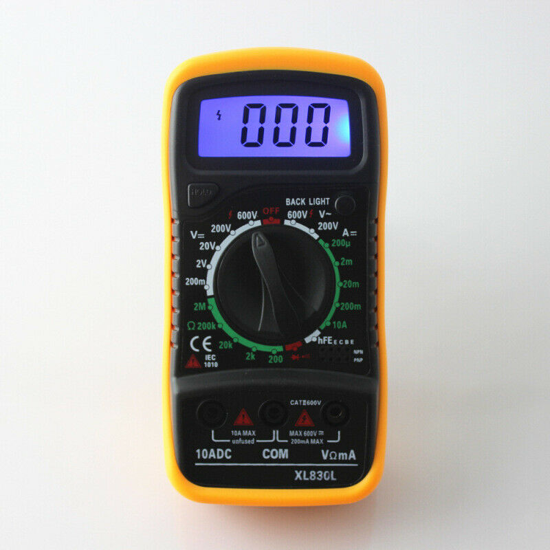 1 x Digital Multimeter XL-830L LCD Voltmeter Ammeter Ohmmeter OHM VOLT Tester
