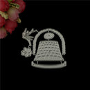 1X MetalSteelCutting Dies Stencil Easter egg basket Decor Scrapbooking Die cutM&